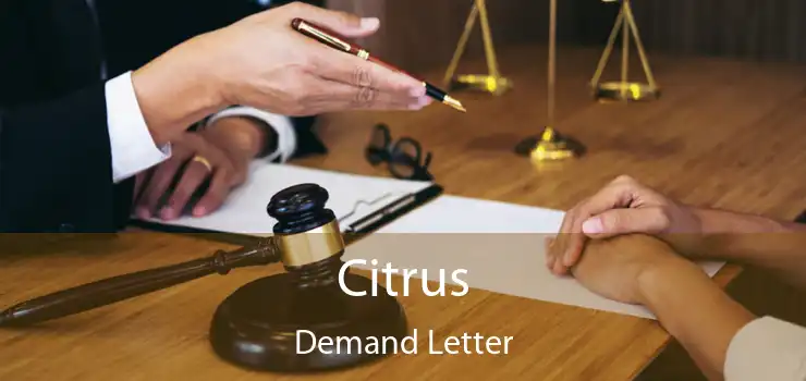 Citrus Demand Letter