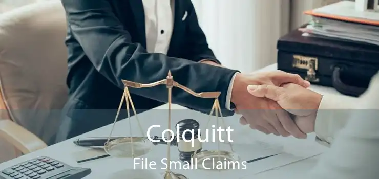 Colquitt File Small Claims