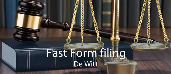 Fast Form filing De Witt