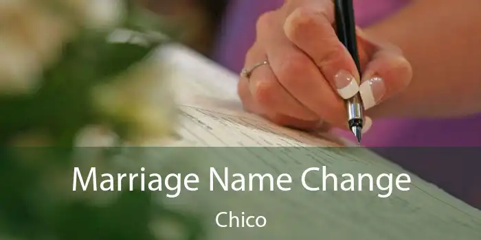 Marriage Name Change Chico