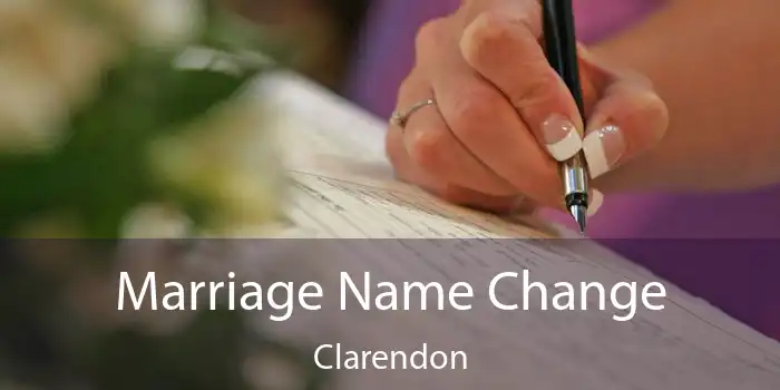 Marriage Name Change Clarendon