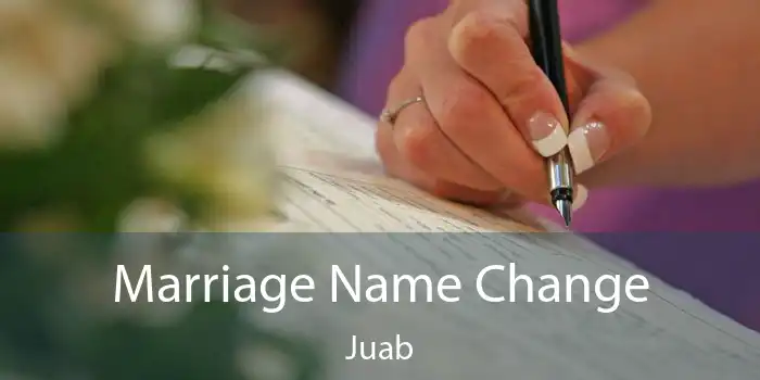 Marriage Name Change Juab