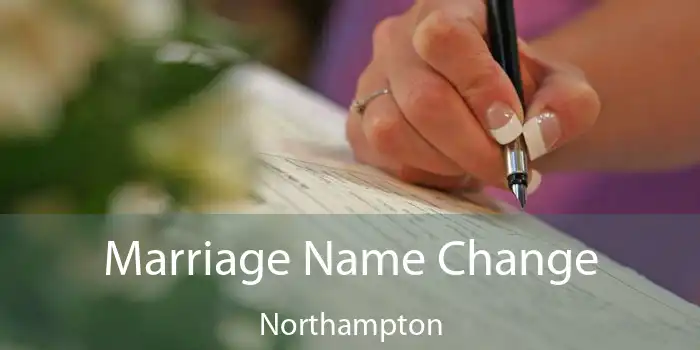 Marriage Name Change Northampton