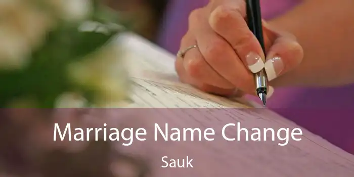 Marriage Name Change Sauk