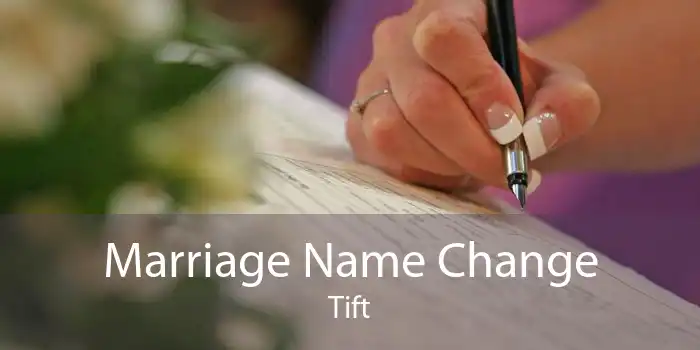 Marriage Name Change Tift